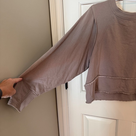 FP Movement by Free People Where The Wind Blows Sweatshirt Cashmere 45742 - Picture 6 of 12